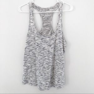 lululemon Striped Racer Back Tank Top Size 6